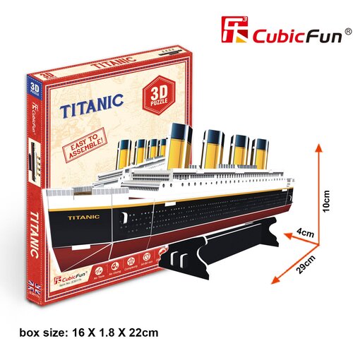 фото 3d пазл титаник titanic cubicfun