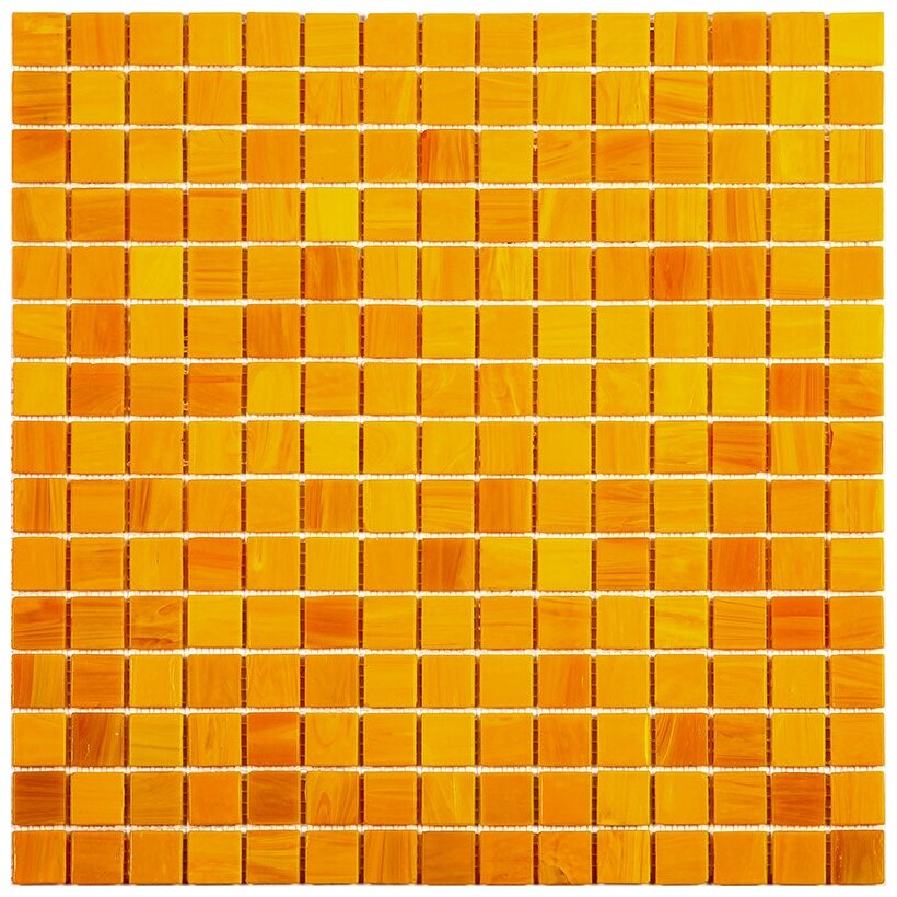 Мозаика Alma SA-OR801 из глянцево-матового (микс) цветного стекла размер 32.7х32.7 см чип 20x20 мм толщ. 4 мм площадь 0.107 м2 на бумаге