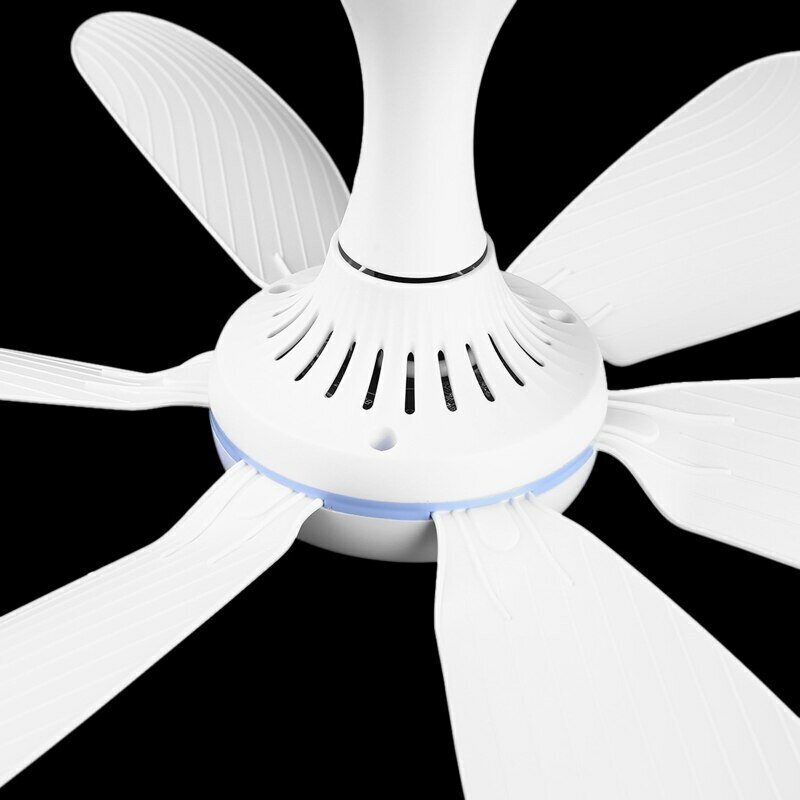 Потолочный вентилятор бесшумный с 6 лопастями и питанием от USB 5в. - фотография № 6