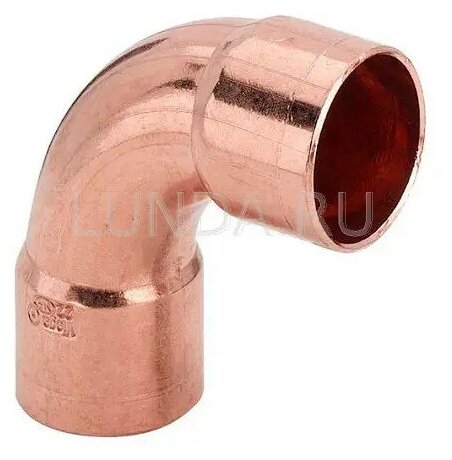фото Колено 35х90, удл медь, под пайку Viega (101046) (VIEGA)