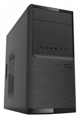 Корпус Powerman MiniTower ES701 Black PM-450ATX U2*2+U3*2+A(HD) mATX