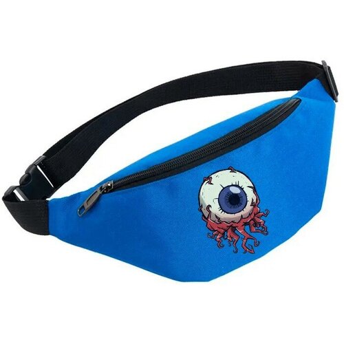 фото Сумка поясная noname, голубой