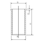 Гильза Цилиндра Goetze арт. 14-022190-00 - изображение