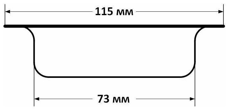 Сито фильтр для раковины 115 мм