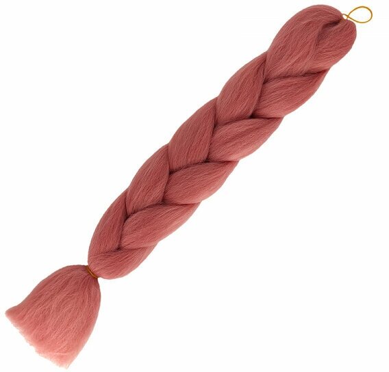 Канекалон коса 60 см, цвет пыльно-розовый