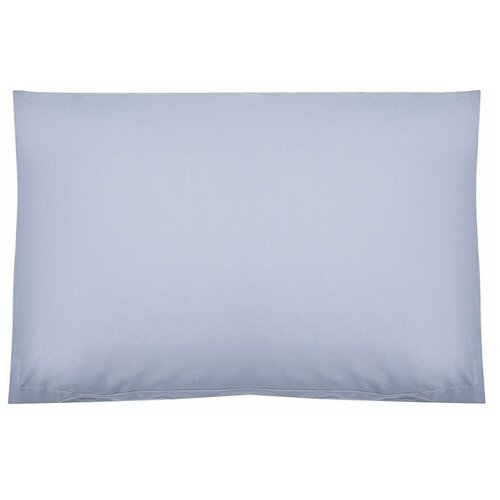 BY COLLECTION Наволочка 2шт 50х70см, 100% хлопок, серый