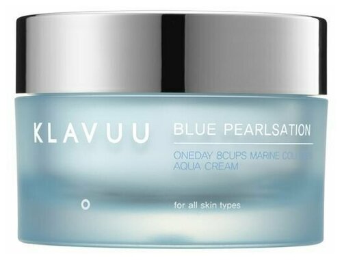 KLAVUU Крем для глубокого увлажнения кожи Blue Pearlsation One Day 8 Cups Marine Collagen Aqua Cream