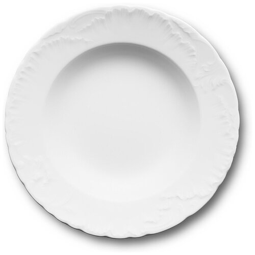 Тарелка суповая Cmielow Рококо, фарфоровая, d 22,5 см
