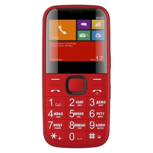 Телефон FinePower SR235 2 SIM красный 375000₽