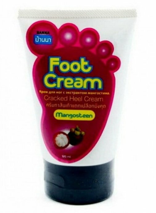 Foot Cream Cracked Heel Cream MANGOSTEEN, Banna (Крем для ног мангостин, Банна), 120 мл.