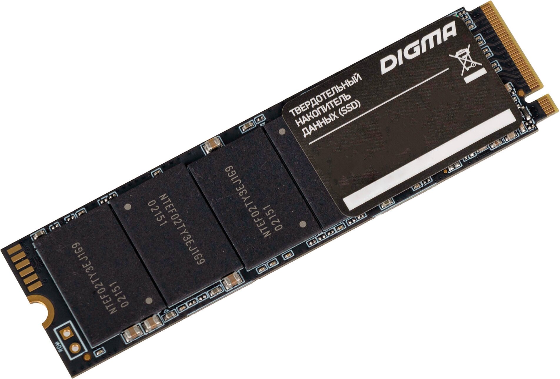 Накопитель SSD Digma PCI-E 4.0 x4 4Tb DGST4004TP83T Top P8 M.2 2280