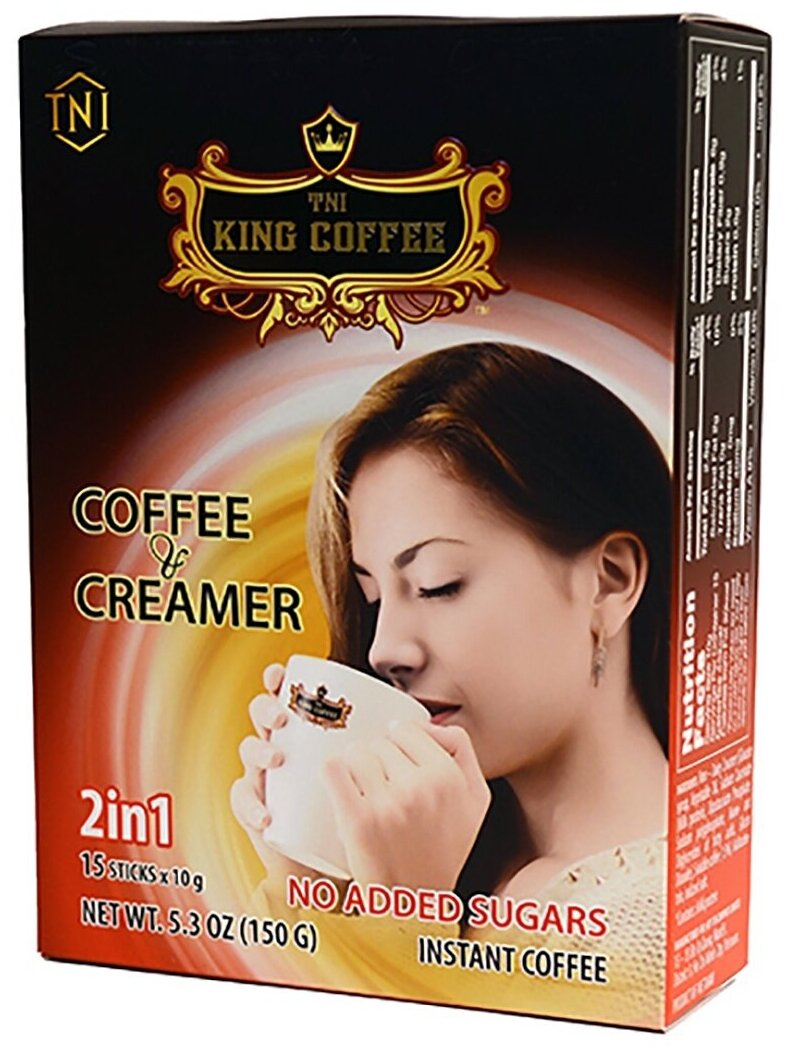 Кофе вьетнамский растворимый 2 в 1 без сахара - фотография № 1