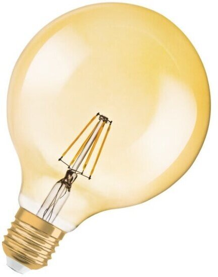 Светодиодная лампа Ledvance-osram Vintage 1906 LED CL GLOBE125DIM FIL GOLD 557,5W/825 E27 178x125мм OSRAM