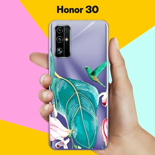 Силиконовый чехол на Honor 30 Колибри / для Хонор 30 силиконовый чехол колибри на honor 30