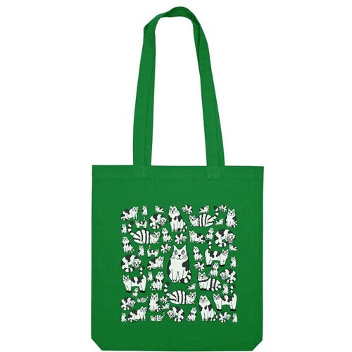 фото Сумка шоппер us basic, зеленый