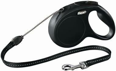 Рулетка для собак Flexi New Classic XS, до 8 кг, цвет: черный, 3м - фото №16