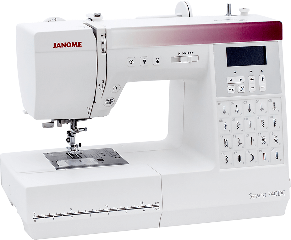 Электронная швейная машина Janome Sewist 740 DC