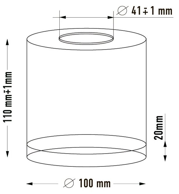 Плафон 33 Идеи цилиндр стекло L11xD10 белый матовый с рисунком - фотография № 4