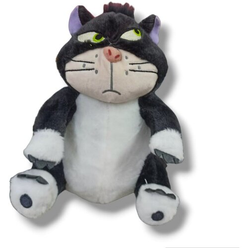 Мягкая игрушка кот Люцифер из м/ф 22 см серый