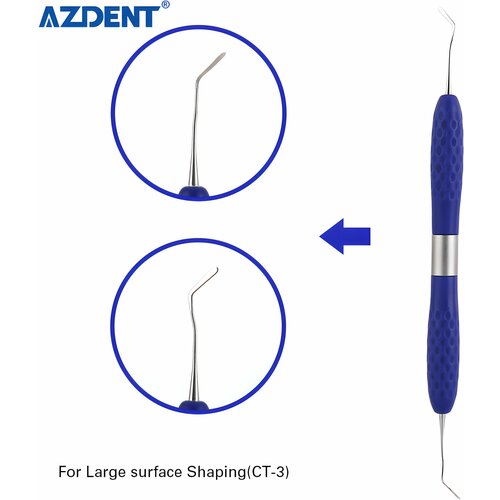 Гладилка стоматологическая двухсторонняя Azdent CT3