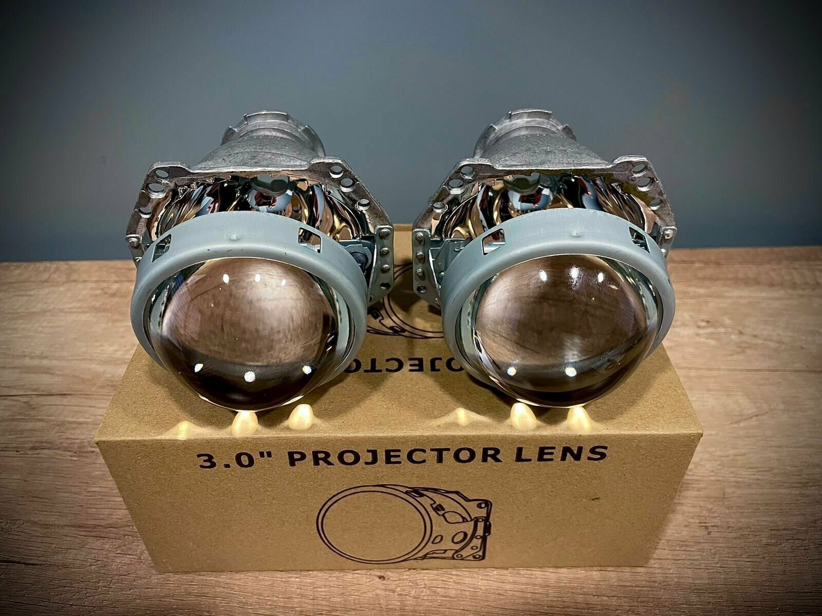 Комплект Би-ксеноновых линз Hella 3 Clear Lense (2шт.) линзы для замены штатных хелла 3