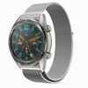 Фото #1 Стальной магнитный ремешок для Huawei Watch GT / GT2 / Samsung Watch 22 мм, миланская петля , серебристый.