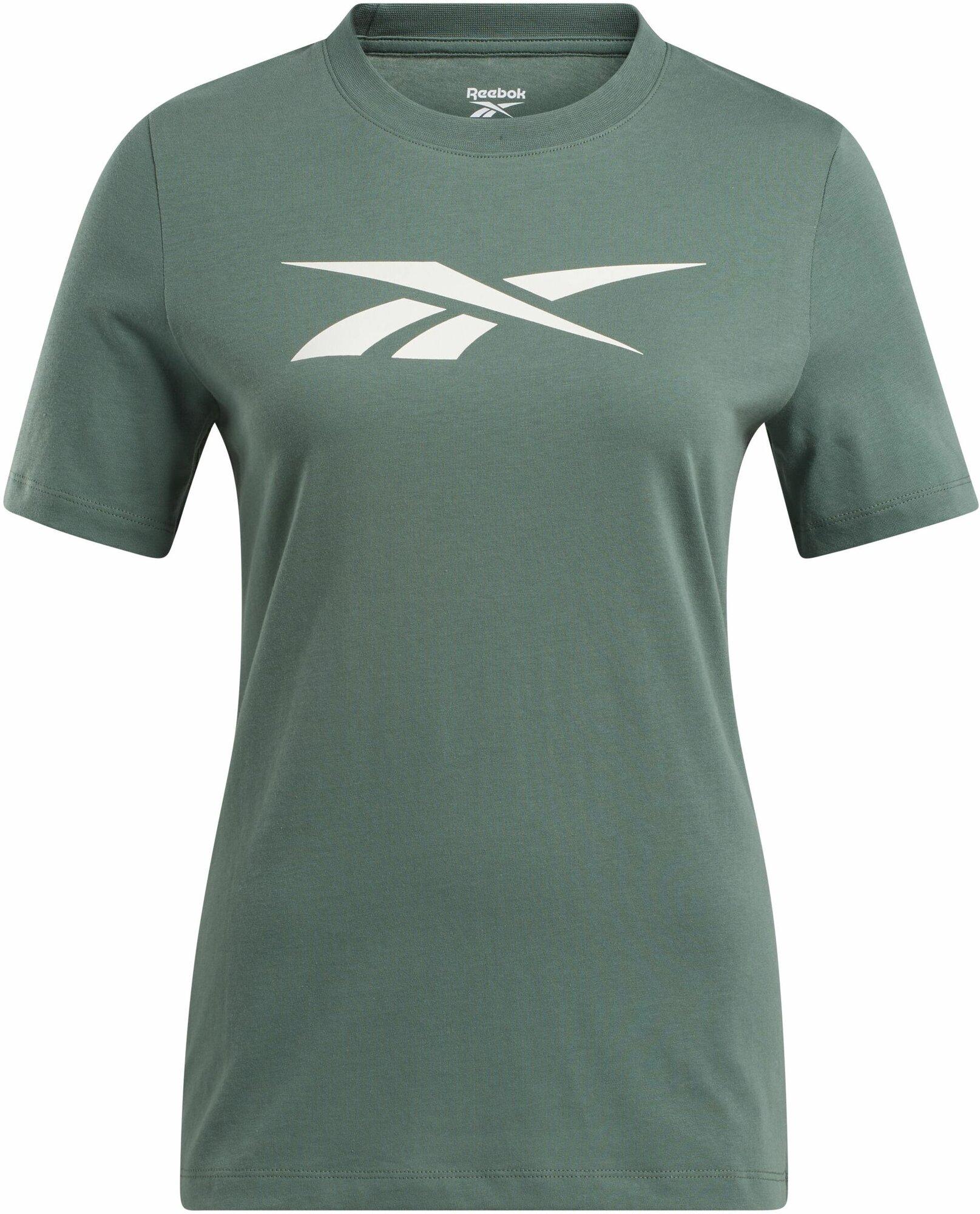 Футболка Reebok Vector, размер XS INT, зеленый,