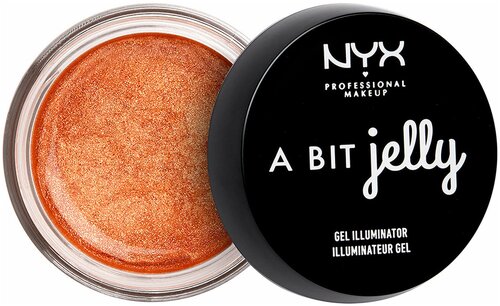 NYX professional makeup Хайлайтер A Bit Jelly Gel Illuminator, bronze