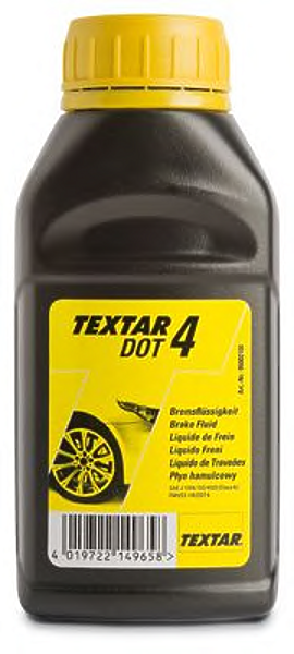 TEXTAR 95002100 (03990158012 / 03990158022 / 03990158032) жидкость тормозная textar dot 4 0.25л.