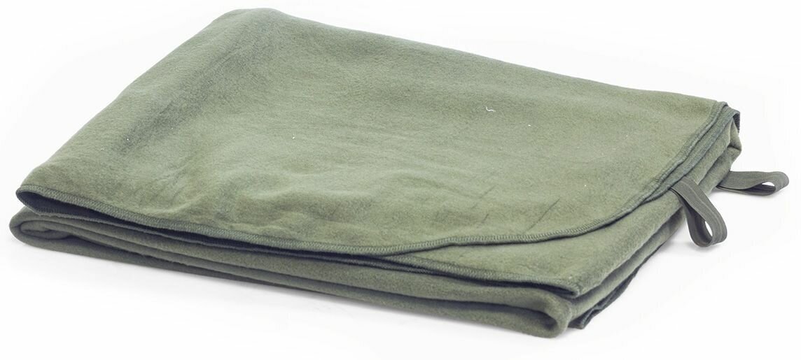 Плед туристический (одеяло)170х145 черный флис — фото 1