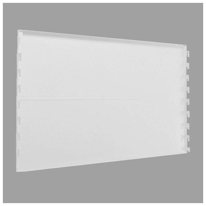 Панель для стеллажа, 35×125 см, цвет белый