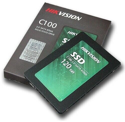 Накопитель SSD 2.5'' HIKVISION C100 120GB SATA 6Gb/s TLC 470/330MB/s IOPS 48K/28K MTBF 2M 7mm - фото №6