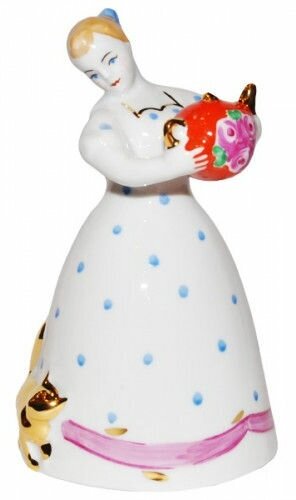 фото Скульптура. Дулевский фарфоровый завод. Девочка с чайником. 12,5