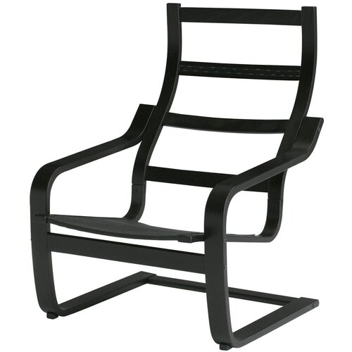 Каркас кресла икеа поэнг черно-коричневый 30208145