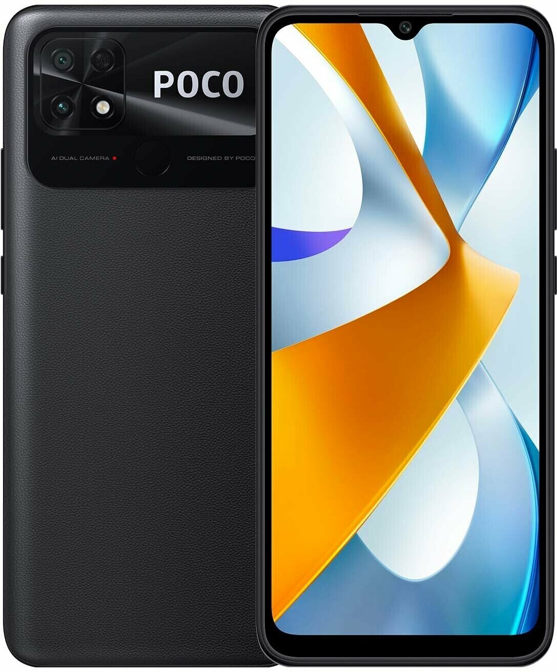 Смартфон POCO C40 3/32GB Power Black, ростест(EAC)