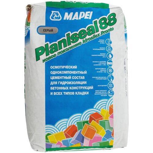 Mapei Planiseal 88/Мапей Планисил 88, 25 кг, осмотический раствор для гидроизоляции