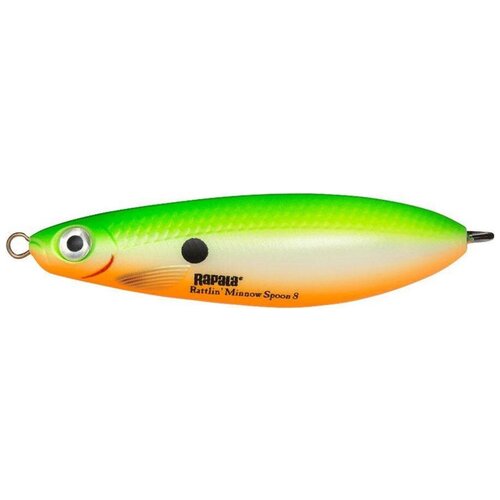 фото Блесна-незацепляйка rapala rattlin' minnow spoon, rmsr08-gsu, 8 см, 16 г