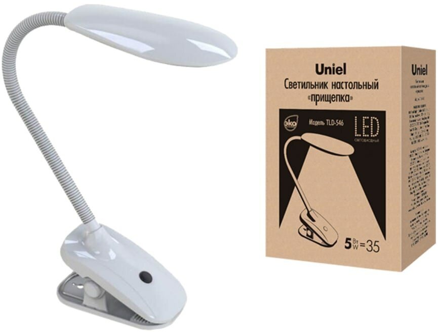 Настольная лампа UNIEL TLD-546 White/LED/350Lm/4500K/5W - фотография № 3