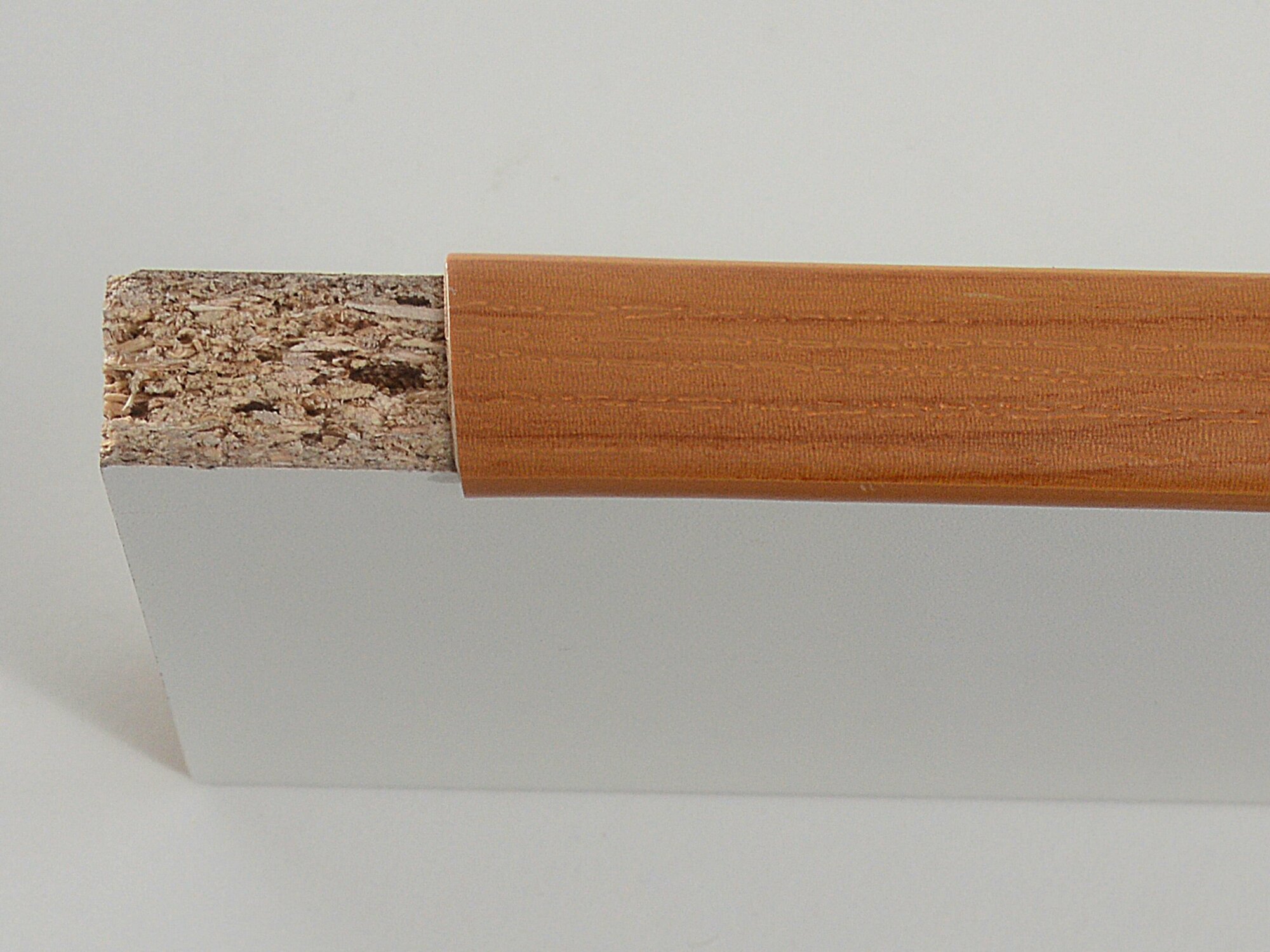 Мебельная кромка, 16мм ( 10 метров), профиль ПВХ кант, накладной, цвет: вишня оксфорд - фотография № 9