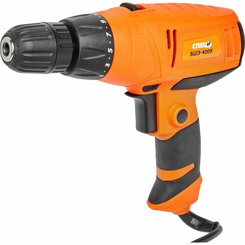 Дрель-шуруповерт сетевая Спец БШЭ-400К10М 400 Вт 480000₽