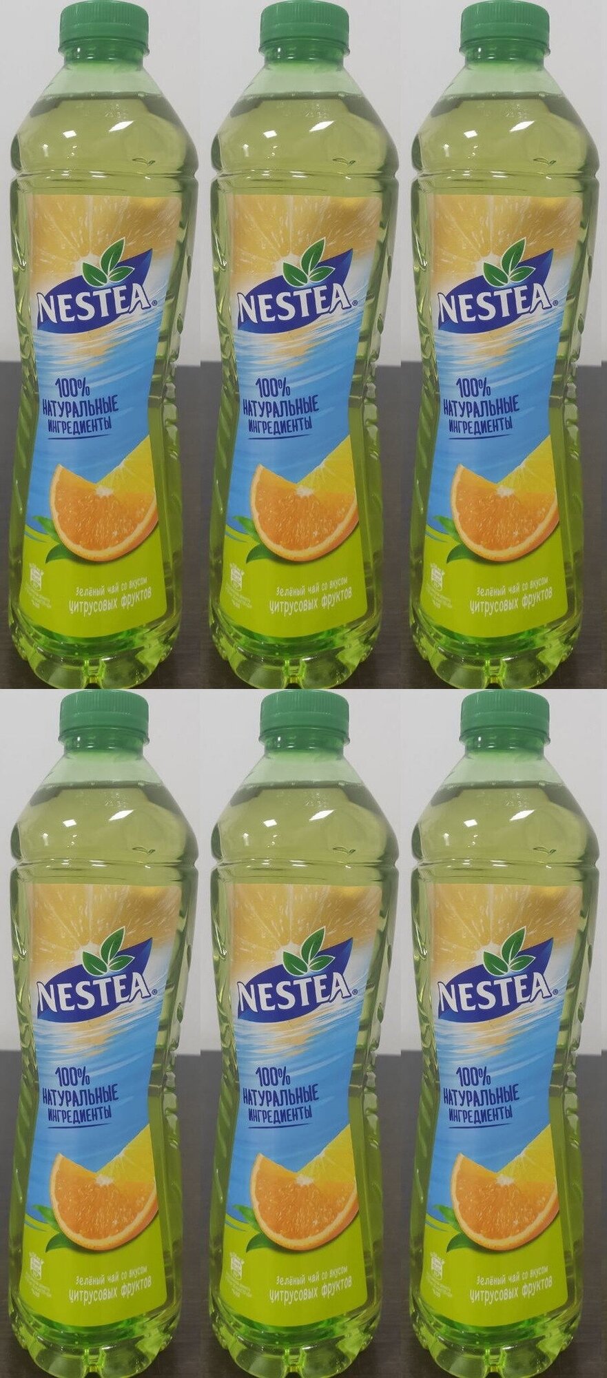 Чай Nestea зеленый Цитрус 1.5 л. ПЭТ упаковка 6 штук - фотография № 2