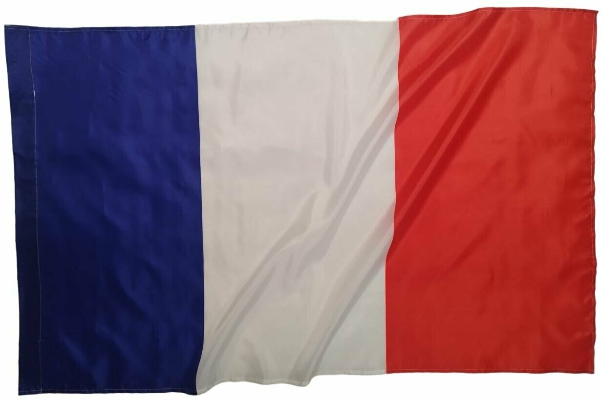 Флаг Франции France Франция 145Х90см нашфлаг Большой Двухсторонний Уличный