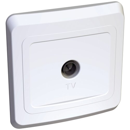 Антенное гнездо Systeme Electric TVC-002B ЭТЮД белый