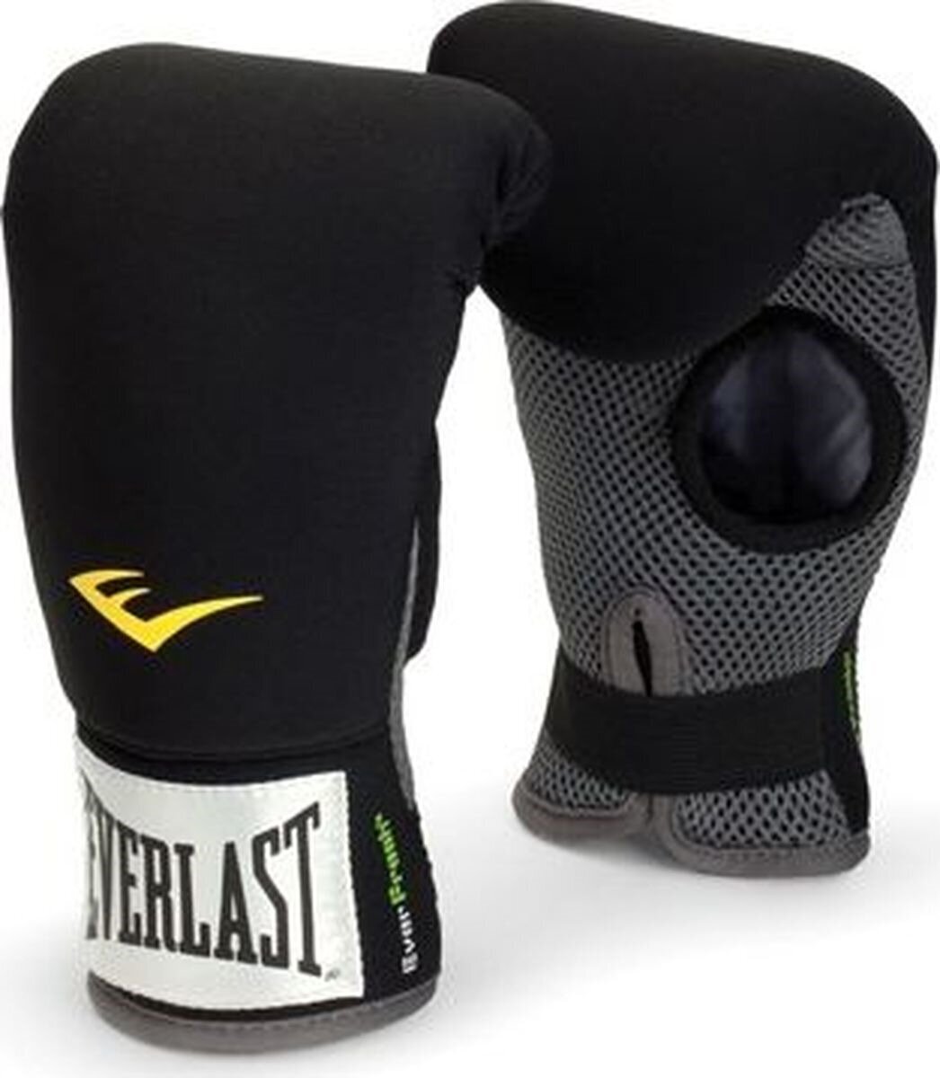 Боксерские перчатки Everlast снарядные Neoprene Heavy Bag Gloves черные (Неопрен, Everlast, S/M, 280, 130, 100) S/M