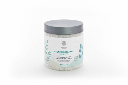 Магниевые хлопья MAGNESIUM FLAKES EUCALYPTUS с маслом эвкалипта 400 г