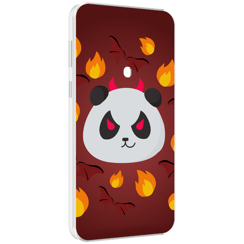 Чехол MyPads огненная-панда для Meizu 16 Plus / 16th Plus задняя-панель-накладка-бампер