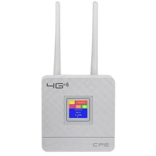 KuWFi CPF903-OY Ff - 4G LTE 3G WiFi-роутер с антенным разъемом F-female, дисплеем и сменой IMEI