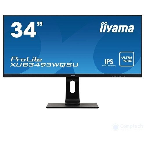 IIYAMA 34 XUB3493WQSU-B1 черный IPS 3440x1440 75Hz 4ms 219 8bit 178 178 400cd 10001 HDR 2xHDMI2 5226300₽