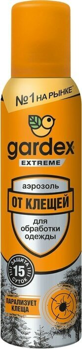 Аэрозоль Gardex от клещей 150мл
