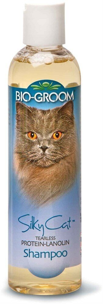 Шампунь кондиционирующий Bio-Groom Шампунь кондиционирующий Bio-Groom для кошек с протеином и ланолином Silky Cat Shampoo